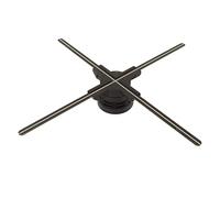 Proiettore Ologramma 3D, 520X520Mm 624LED Proiettore Intelligente Del Ventilatore, Macchina Olografica Del Ventilatore di Wifi 2K HD 3D per Negozi Bar