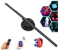 Proiettore Ologramma 3D Ventola 234 LED Bluetooth wifi App Telecomando