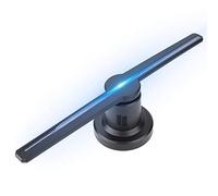 Proiettore Ologramma 3D, WiFi Pubblicità Olografica LED da 16 GB, 224 Luci, 42cm 2 Assi Ventola di Proiezione 3D, HD 450 x 224 Ologramma 3D pour Centro Commerciale, Cinema, Aeroporti