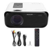 Proiettore per home theater con risoluzione nativa 1080p, lampada di proiezione a LED, elevata luminosità, rapporto di contrasto, immagine a