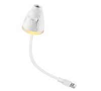 Proiettore per luce notturna per camera da letto, lampada da soffitto a stella alimentata tramite USB con collo cigno flessibile per la luce da lettura, decorazioni rilassanti e decorazioni da