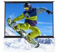 Proiettore per proiettore da 80 pollici, 16:9, portatile per affari e home cinema, portatile 4K e 8K, ultra pull-up, schermo regolabile, per presentazioni home theater, 170 x 100 cm