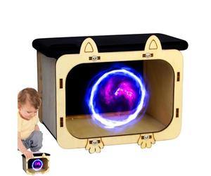 Proiettore per telefono cinematografico, supporto per display in legno, proiettore ologramma mobile, cinema , proiettore home theater, moderno a quattro livelli, perfetto per la casa e i posti di
