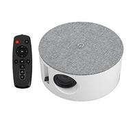 Proiettore per Telefono Mini Proiettore Altoparlante Stereo 1080P FHD Ampiamente Utilizzato Facile Connessione per la Famiglia (Spina UE)