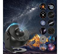 Proiettore planetario per camera da letto, proiettore di stelle 13 in 1, luce galassia nebulosa, proiettore Via Lattea con timer, lampada a LED spazio galassia, decorazione per camera adulti, lampada