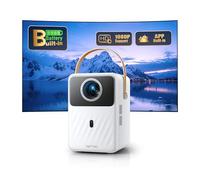 Proiettore Portatile [Batteria integrata & Android TV] Toptro Mini Proiettore 1080P Full HD E-Focus/Auto Keystone, 350 ANSI Videoproiettore con WiFi Bluetooth Zoom 50% per Home Theater/HDMI/USB