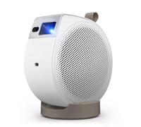 Proiettore portatile da soffitto BenQ GV32 1080p, 500 ANSI Lumen LED, Google TV con licenza Netflix, HDR10 con 95% Rec.709, supporto USB-C Power Bank, WiFi & Bluetooth, altoparlante Woofer profondo