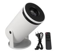 Proiettore Portatile, Mini Proiettore Wireless Quad 12.0 con Correzione Trapezoidale Automatica, WiFi 5G per L'intrattenimento (Spina europea)