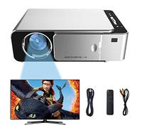 Proiettore portatile | Proiettore per cellulare con cancellazione del rumore | Proiettore per film portatile 1080P, Proiettore intelligente per iOS, Android, laptop, TV Stick Backlight