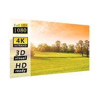 proiettore portatile Schermo per proiettore portatile Tenda metallica semplice anti-luce per home cinema Giochi all'aperto Riunioni in ufficio telo proiettore(84 inch)