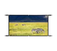 proiettore portatile Schermo per proiezione all'aperto Schermo per proiettore 16:9 Home Cinema Home Cinema antipiega pieghevole e portatile telo proiettore(84 inch)