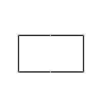 proiettore portatile Tenda per proiettore semplice 16:9 Schermo di visualizzazione HD portatile Home Cinema Theatre Tenda per proiezione di film telo proiettore(120 inch)