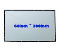 proiettore portatile Tessuto per schermo per proiettore posteriore HD da 100 a 300 pollici di grandi dimensioni, senza cornice, tenda per retroproiezione 16:9/4:3 opzionale telo proiettore(150 inch)