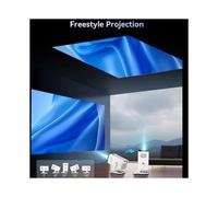 Proiettore Portatile WiFi6 BT5.4 Auto Focus Android 11 Proiettore Supporta Full HD 4K per Cinema Domestico e All'Aperto X1AQ EU