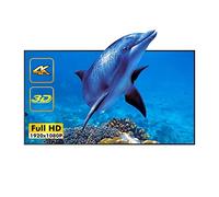 Proiettore Proiezione Schermo portatile 100 pollici 120inch 16: 9 Pieghevole anteriore posteriore for il gioco del film Home Theater Teatro en casa escolar(100 inch)