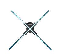 Proiettore pubblicitario a LED con ventola olografica 3D da 16,5 pollici for dispositivo di segnaletica digitale montato a parete Immagini senza bordi(16.5Inch 224P)