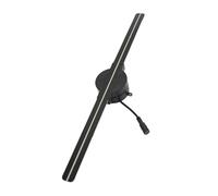 Proiettore pubblicitario olografico 3D Hologram Fan 16,5 pollici 2000x224 con 224 perline luminose a LED for negozi aziendali Contenuti versatili