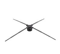 Proiettore Pubblicitario Olografico, Risoluzione 1600x1184P 4 Fogli Design 100-240V Effetto 3D Display Pubblicitario a Ventaglio per Centri Commerciali (Spina UE)