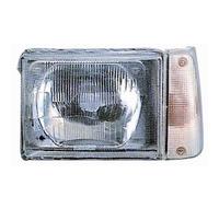 Proiettore R2 Asimmetrico Regolazione Manuale Per Fiat Panda 750 Lato Destro Dal