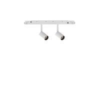 Proiettore Regolabile Ego Alluminio Bianco 2 Luci Led 5W 3000K 1-10V