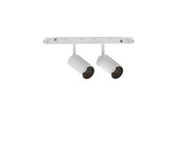 Proiettore Regolabile On-Off Ego Alluminio Bianco 2 Luci Led 16W 3000K