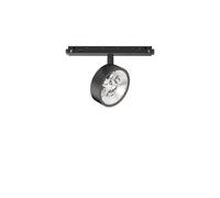 Proiettore Regolabile On-Off Ego Alluminio Nero 1 Luce 9W 3000K Luce Calda