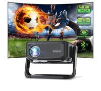 Proiettore 【Rotazione a 360° & Auto Keystone】 25000LM 1080P HD Mini proiettore WiFi6 e Bluetooth 5.2 Proiettore E-Focus 70% Zoom ONOAYO Proiettore 4K Supporta Home Theater