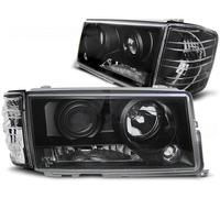Proiettore Scheinfer Klarglas Combinazione Per Mercedes 190 W201 82-93 Nero