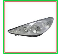 Proiettore Sinistro H1-H1 Elettrico Cromato-Con Motore Peugeot 206 Plus-(Anno 20