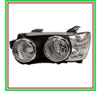 Proiettore Sinistro H1-H7 Elettrico-Con Motore - Con Cornice Faro Cromata Chevro