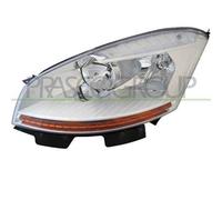 Proiettore Sinistro H1+h7 Elettrico Con Motore Per Citroen C4 Picasso 2007-2010