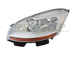 Proiettore Sinistro H1+h7 Elettrico Con Motore Per Citroen C4 Picasso 2007-2010