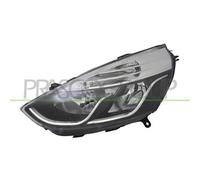 Proiettore Sinistro H1+h7 Elettrico Con Motore Renault Clio 2012-2016 Sx