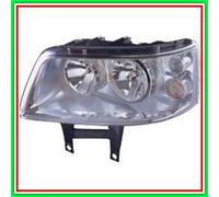Proiettore Sinistro H1-H7 Elettrico Con Motore Vw T5-(Anno 2003-2009)