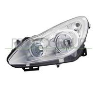 Proiettore Sinistro H1+h7 Elettrico Cromato Per Opel/vauxhall Corsa D 2006-2011