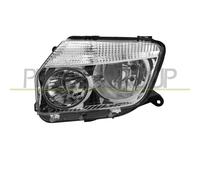 Proiettore Sinistro H1+H7 Elettrico Senza Motore Cromato Dacia Duster 2010-2013