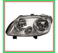 Proiettore Sinistro H1-H7 Elettrico Senza Motore-Cromato Vw Caddy-(Anno 2003-201