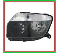 Proiettore Sinistro H1-H7 Elettrico Senza Motore - Nero Dacia Duster-(Anno 2010-