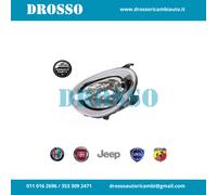 PROIETTORE SINISTRO H4 ELETTRICO 500x 2015 52102185 originale FIAT COMPLETO