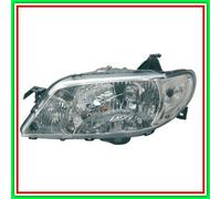 Proiettore Sinistro H4 Elettrico Senza Motore Mazda 323 SF-(Anno 2000-2003)