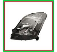 Faro proiettore anteriore sinistro per suzuki swift 2005 al 2009 parabola nera