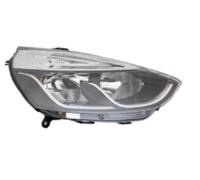 PROIETTORE SINISTRO H7-H1-PY24W CON PARABOLA NERA CON BORDO INTERNO CROMATO CON