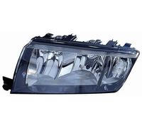 PROIETTORE SINISTRO H7,H3 CON PARABOLA NERA CON PREDISPOSIZIONE REGOLAZIONE ELET