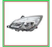 Proiettore Sinistro H7+H7 Elettrico Con Motore-Cromato Renault-Megane-Mod. 03/14