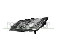 Proiettore Sinistro H7+H7 Elettrico Con Motore Nero Seat Leon 2013-2016