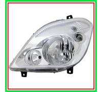 Proiettore Sinistro H7-H7-H7 Elettrico Con Motore Mercedes Sprinter-(Anno 2006-2