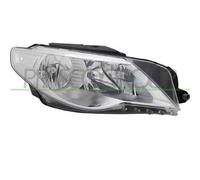 Proiettore Sinistro H7+h7+h7 Elettrico Con Motore Volkswagen Passat Cc 2008-2011