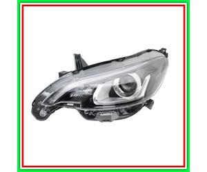 Proiettore Sinistro Hir2-Py21W Elettrico Senza Motore-Nero-Led Peugeot-108-Mod.