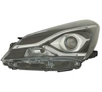 PROIETTORE SINISTRO HIR2-WY21W CON PARABOLA NERA CON LUCE DIURNA LED CON LENTICO