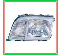 Proiettore Sinistro Mod H1-H1-H3 Regolazione Idraulica Mod Fino 08-95 Mercedes C